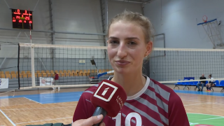 Baltijas līga volejbolā sievietēm. "RSU/Murjāņi" - "Jonavas Aušrine". Anna Kovala