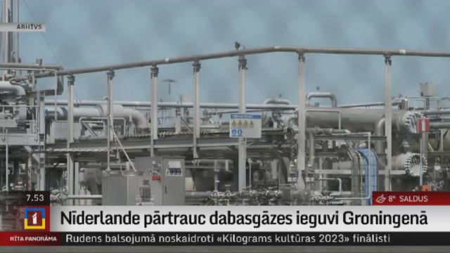 Nīderlande pārtrauc dabasgāzes ieguvi Groningenā