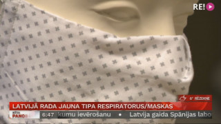 Latvijā rada jauna tipa respiratorus/maskas