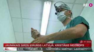 Jaunākais sirds ķirurgs Latvijā. Kristiāns Meidrops