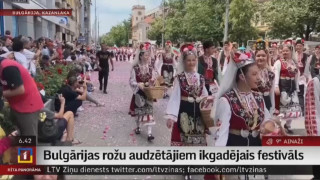 Bulgārijas rožu audzētājiem ikgadējais festivāls