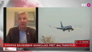 Intervija ar aizsardzības ministru Arti Pabriku par Eiropas Savienības sankcijām pret Baltkrieviju