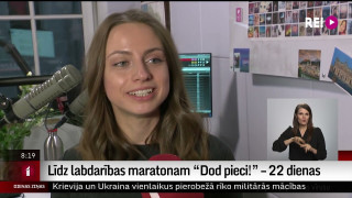 Līdz labdarības maratonam "Dod pieci!" – 22 dienas