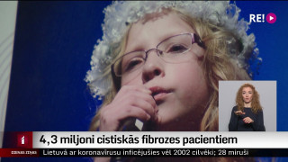 4,3 miljoni cistiskās fibrozes pacientiem