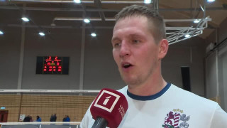 Baltijas volejbola čempionāta spēle "RTU Robežsardze / Jūrmala" - "Jēkabpils Lūši". Matīss Gabduļins