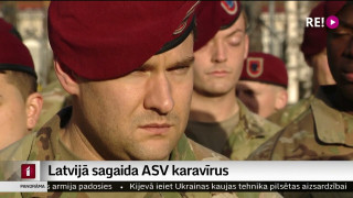 Latvijā sagaida ASV karavīrus