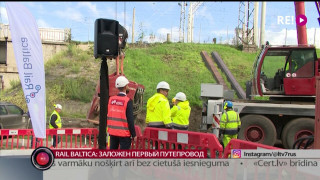 Rail Baltica: заложен первый путепровод