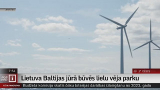 Lietuva Baltijas jūrā būvēs lielu vēja parku