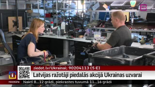 Latvijas ražotāji piedalās akcijā Ukrainas uzvarai