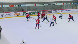 Latvijas hokeja Virslīgas spēlē "Prizma" pieveic "Kurbads" hokejistus
