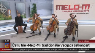 Čellu trio "Melo-M" tradicionālie Vecgada lielkoncerti