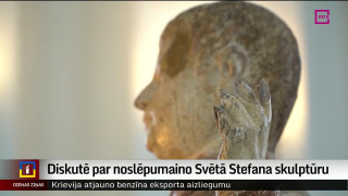 Diskutē par noslēpumaino Svētā Stefana skulptūru