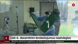 Līdz 6. decembrim ierobežojumus neatvieglos