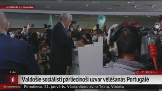 Valdošie sociālisti pārliecinoši uzvar vēlēšanās Portugālē