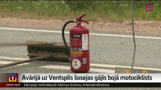 Avārijā uz Ventspils šosejas gājis bojā motociklists