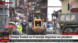 Itālijā, Šveicē un Francijā atgūstas no plūdiem