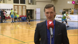 LČ volejbolā. 2.spēle. Intervija ar Jēkabpils Lūšu treneri Aivi Kokinu