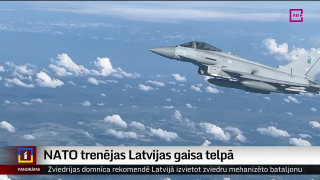 NATO trenējas Latvijas gaisa telpā