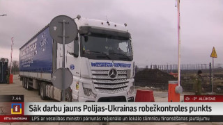 Sāk darbu jauns Polijas-Ukrainas robežkontroles punkts