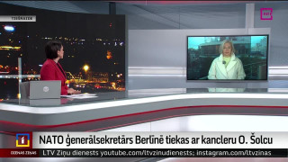 NATO ģenerālsekretārs Berlīnē tiekas ar kancleru Šolcu