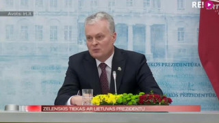 Zelenskis tiekas ar Lietuvas prezidentu