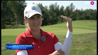 Laila Forstmane studente - ar mērķi profesionālajā golfā