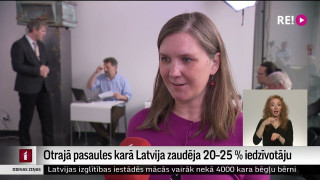 Otrajā pasaules karā Latvija zaudēja 20–25 % iedzīvotāju