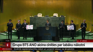 Grupa BTS ANO aicina cīnīties par labāku nākotni