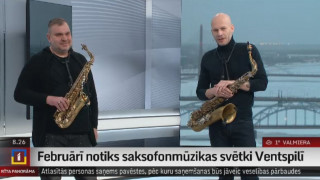 Februārī notiks saksofonmūzikas svētki Ventspilī