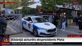 Albānijā aizturēts eksprezidents Ilirs Meta