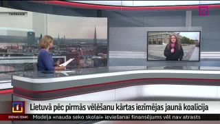 Lietuvā pēc pirmās vēlēšanu kārtas iezīmējas jaunā koalīcija