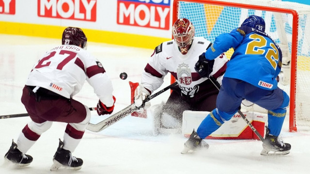 Pasaules čempionāts hokejā. Kazahstāna - Latvija