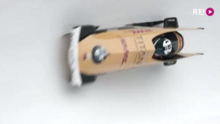 Pasaules kauss bobslejā. 2.brauciens divniekiem. Sacensību momenti