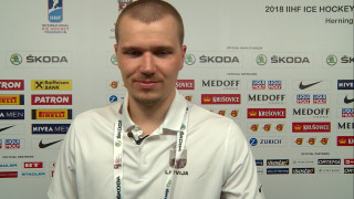 Latvijas hokejisti par gaidāmo spēli pret ASV