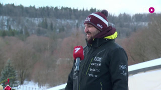 Pasaules kausa posms bobslejā Siguldā. Intervija ar Oskaru Melbārdi