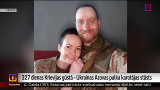 Saruna ar Ukrainas "Azov" pulka karotāju