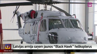 Latvijas armija saņem jaunos "Black Hawk" helikopterus