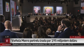 Vorhola Monro portretu izsola par 195 miljoniem dolāru