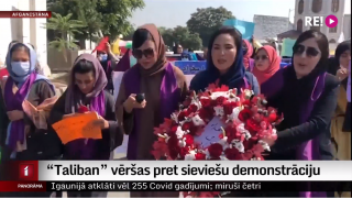 "Taliban" vēršas pret sieviešu demonstrāciju