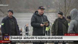 Zviedrijā aizturēti pieci islāma ekstrēmisti