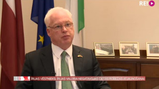 Īrijas vēstnieks: Īrijas valdība negatavojas cietās robežas atjaunošanai
