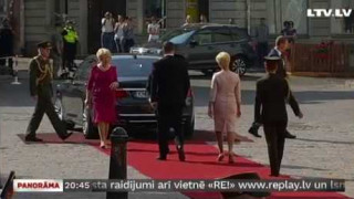 Latvijā viesojas Īrijas prezidents