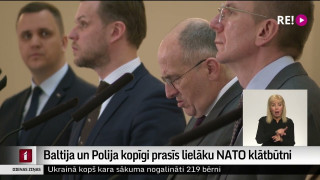 Baltija un Polija kopīgi prasīs lielāku NATO klātbūtni