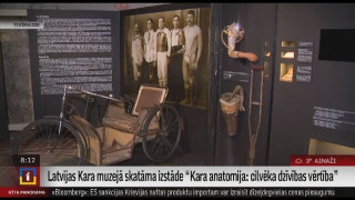 Latvijas Kara muzejā skatāma izstāde "Kara anatomija: cilvēka dzīvības vērtība"