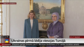 Ukrainas pirmā lēdija viesojas Turcijā