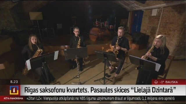 Rīgas saksofonu kvartets koncertēs “Lielajā dzintarā”
