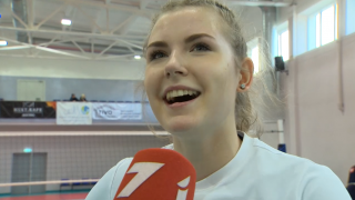 Baltijas sieviešu volejbola līga. RVS - "Alytas". Marta Kamēlija Levinska