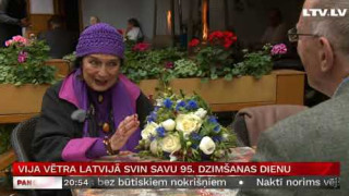 Vija Vētra Latvijā svin savu 95. dzimšanas dienu