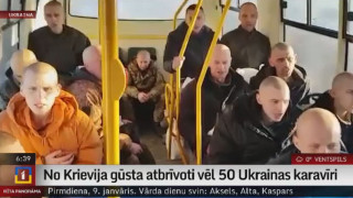 No Krievijas gūsta atbrīvoti vēl  50 Ukrainas karavīri