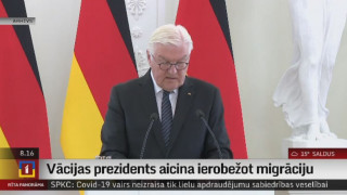 Vācijas prezidents aicina ierobežot migrāciju